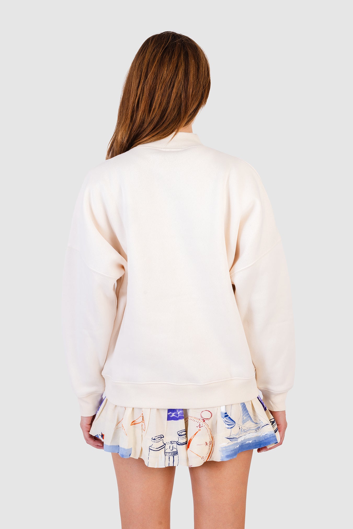 Mock Neck Sweatshirt Fish Print *Limited*Edition* – Shop KOCH