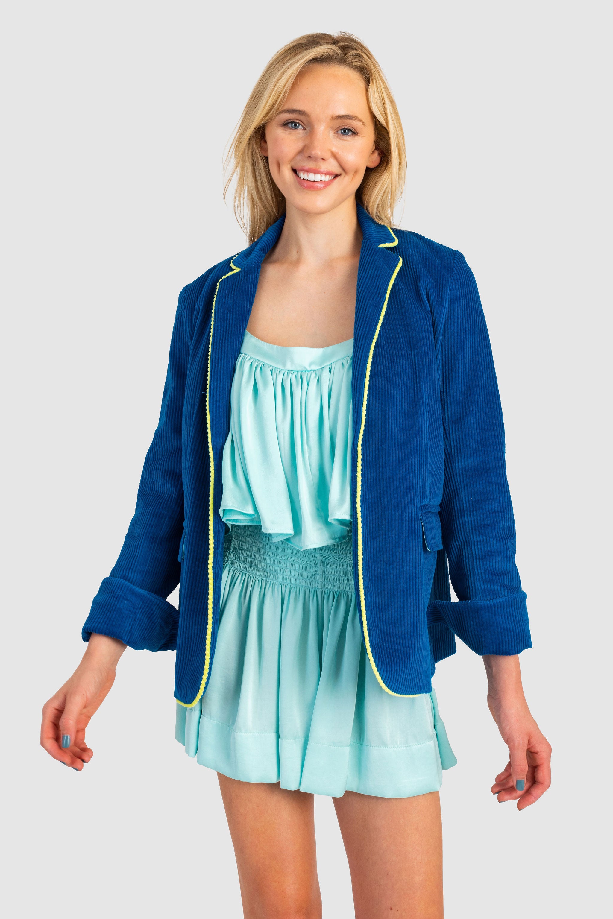 Scott Jacket KOCH Blue Corduroy Shop KOCH Scott Jacket KOCH Blue Corduroy Shop KOCH