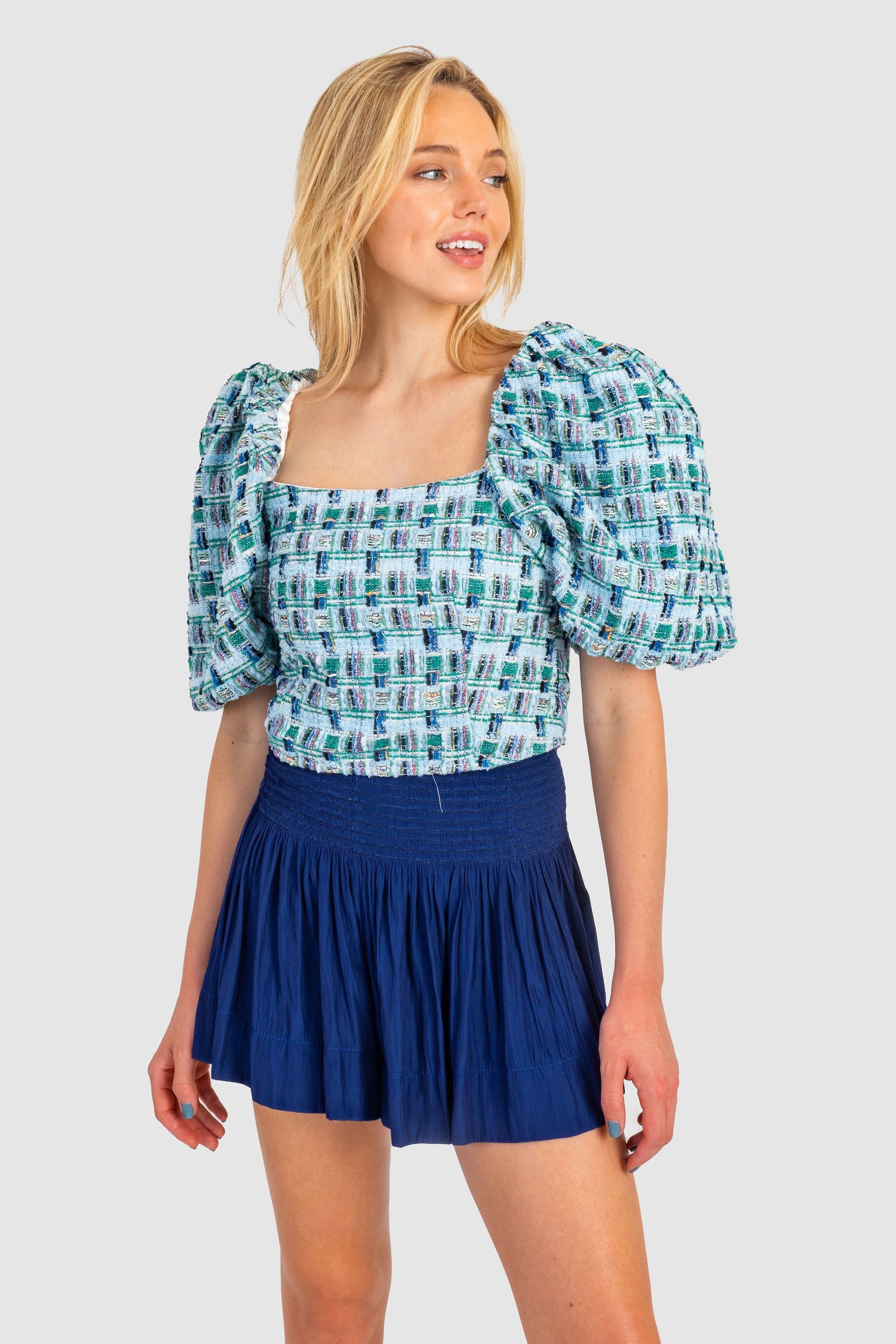 Erica Skirt Bonjour Blue – Shop KOCH Erica Skirt Bonjour Blue – Shop KOCH