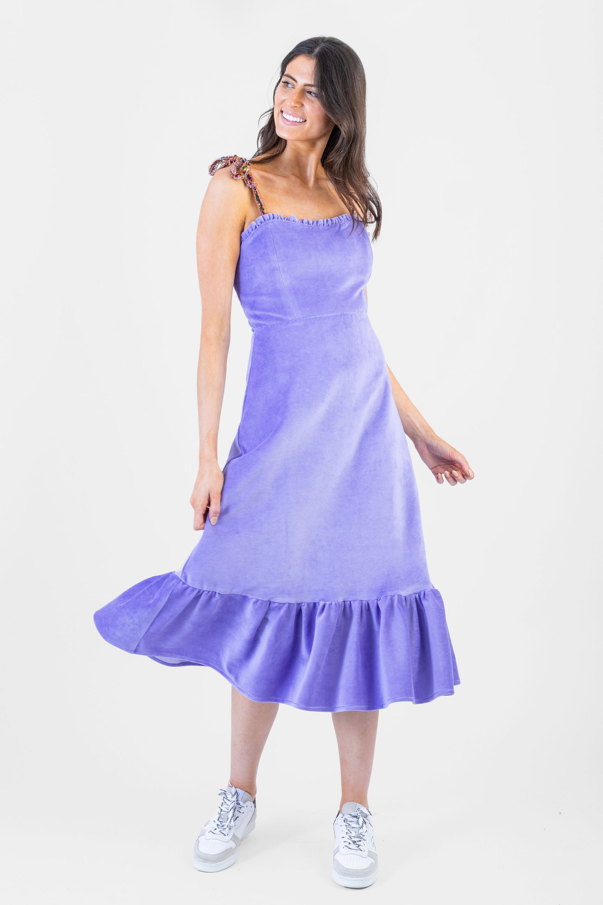 Meredith Dress Grape Velour *Limited*Edition*