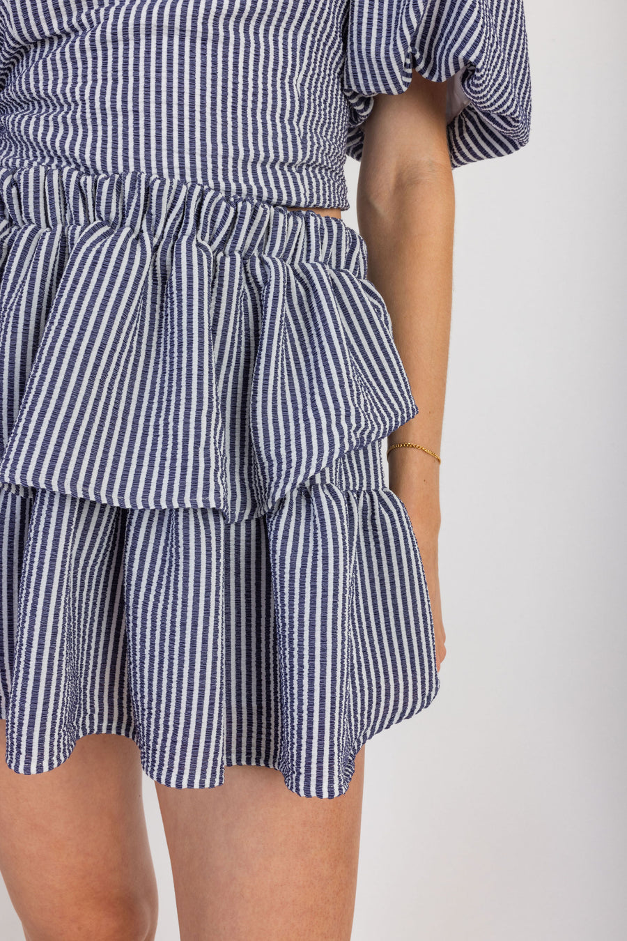 Ivy Skirt Marine Stripe