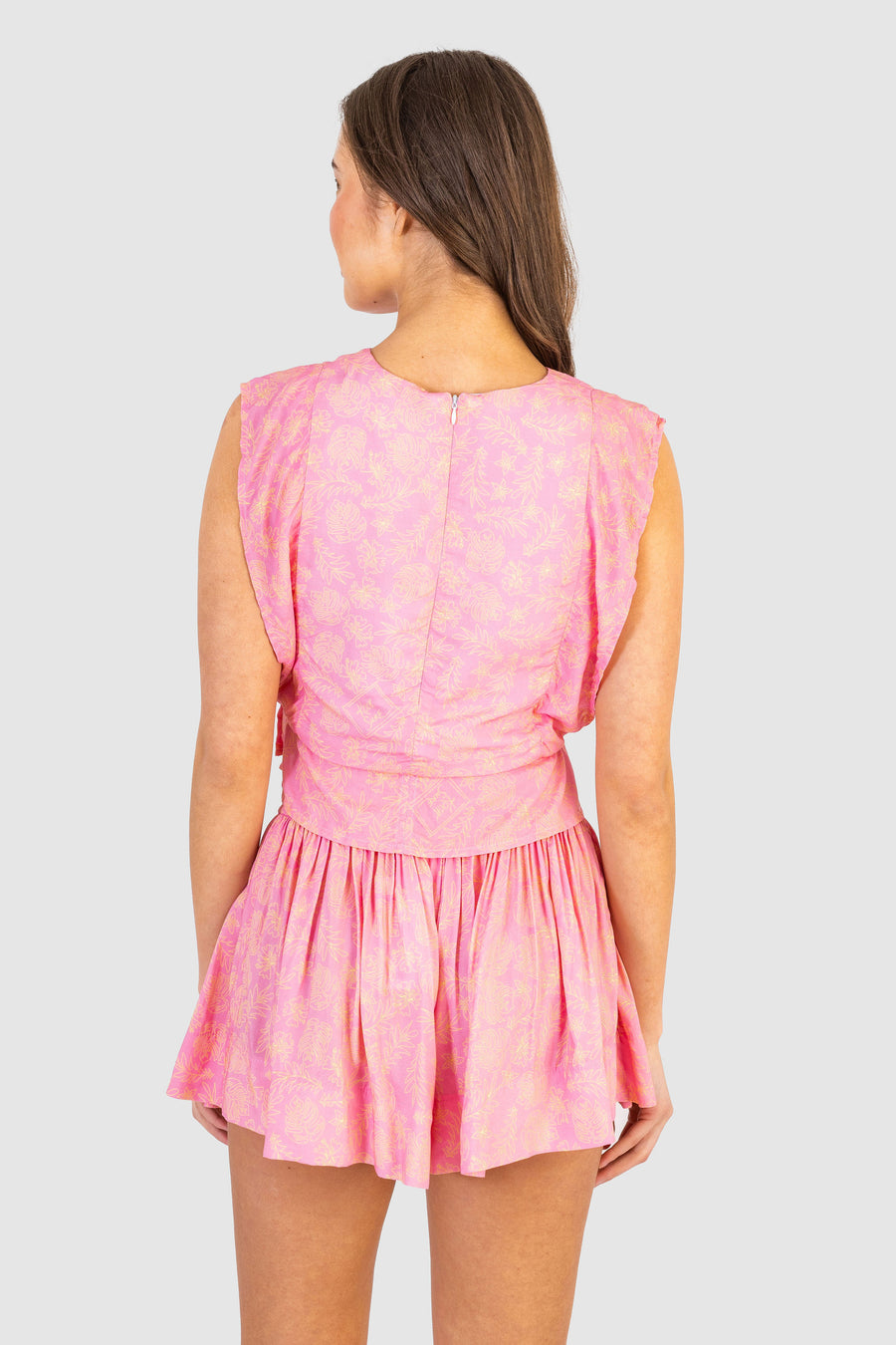 Erica Skirt Pink Surf Toile
