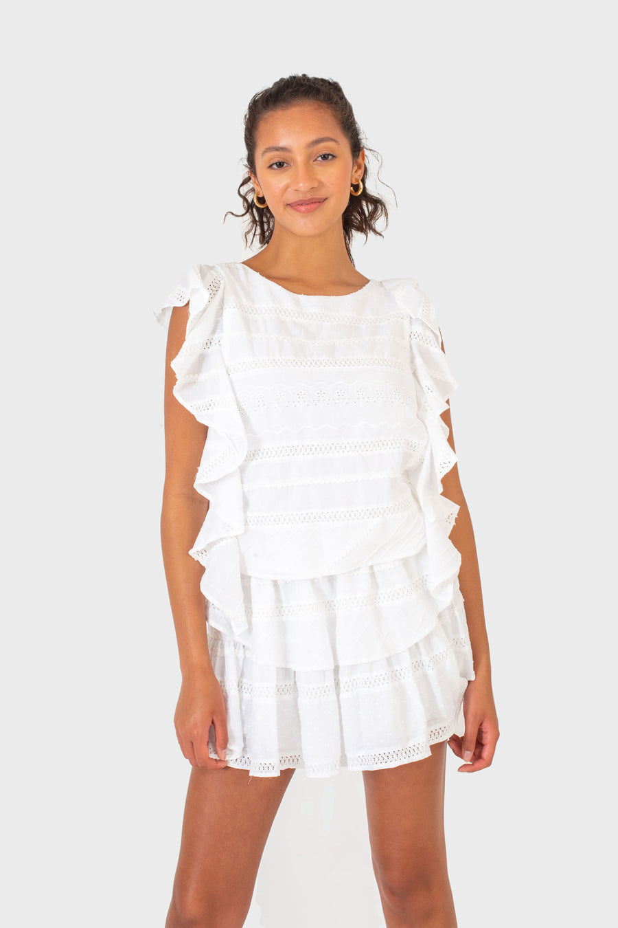 CARA TOP WHITE PICNIC *LIMITED*EDITION*