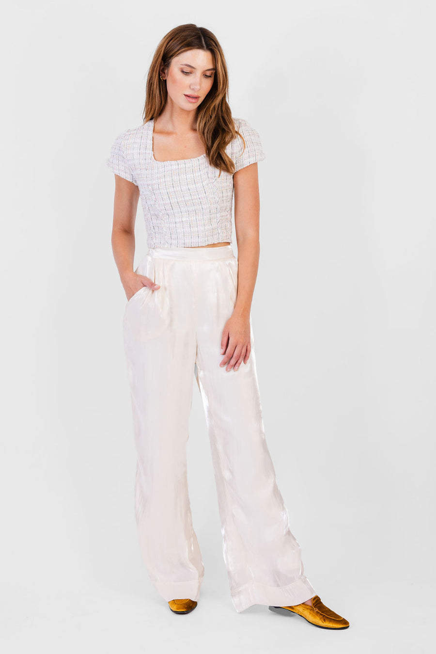 Jules Pants ivory Gloss