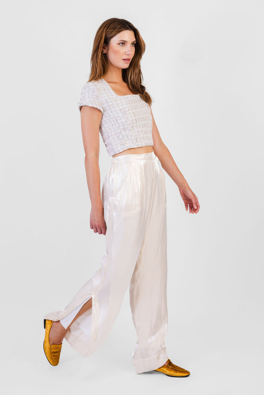 Jules Pants ivory Gloss