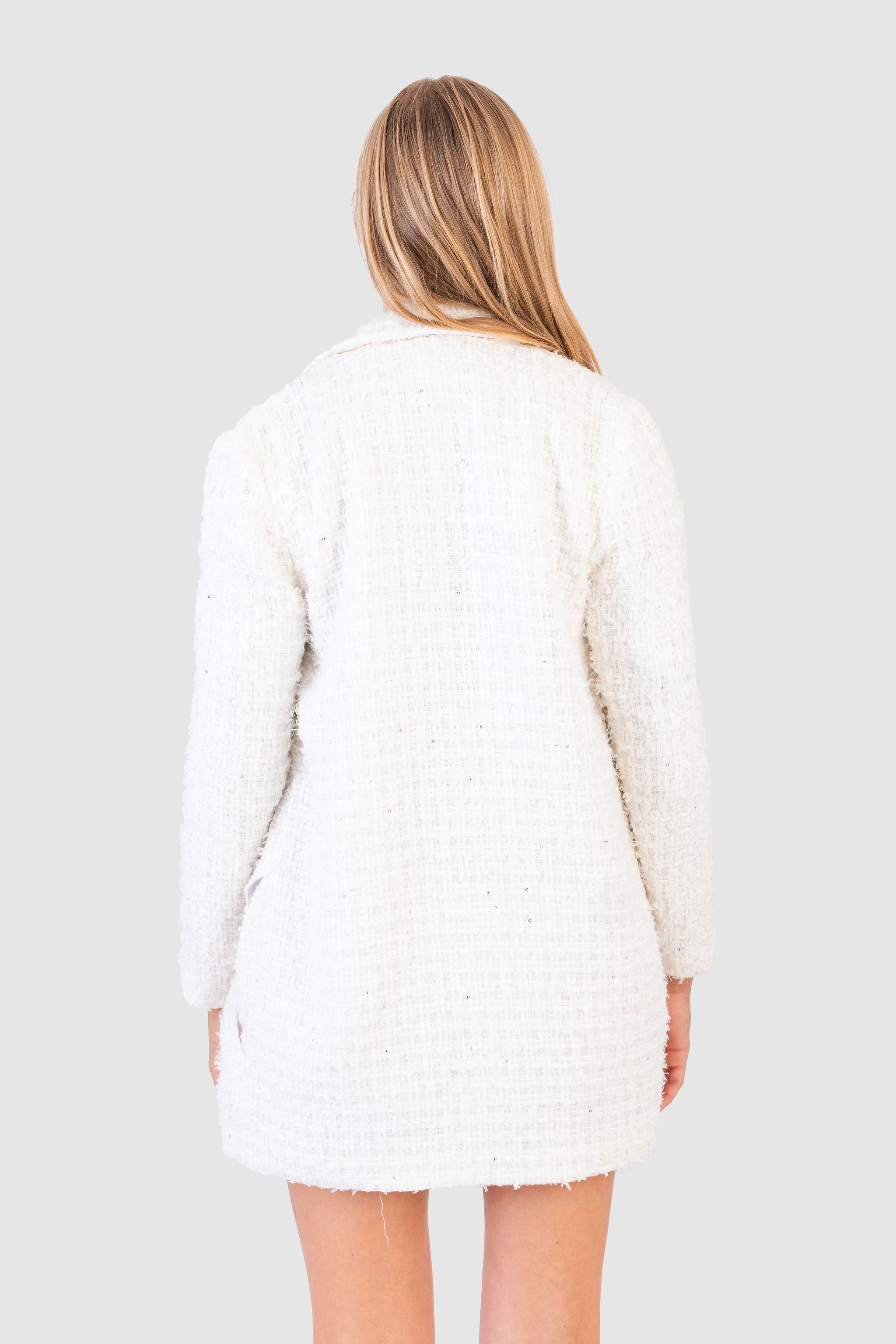 Annie Jacket Lux White Tweed – Shop KOCH