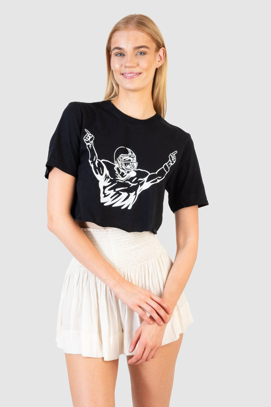 Cropped Tee Football Player *Limited*Edition*