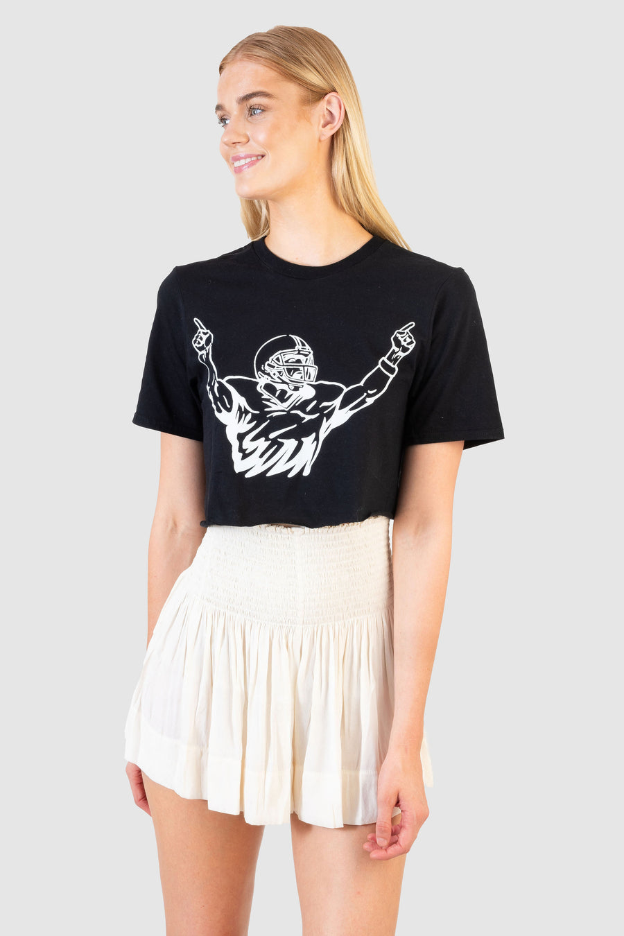 Cropped Tee Football Player *Limited*Edition*