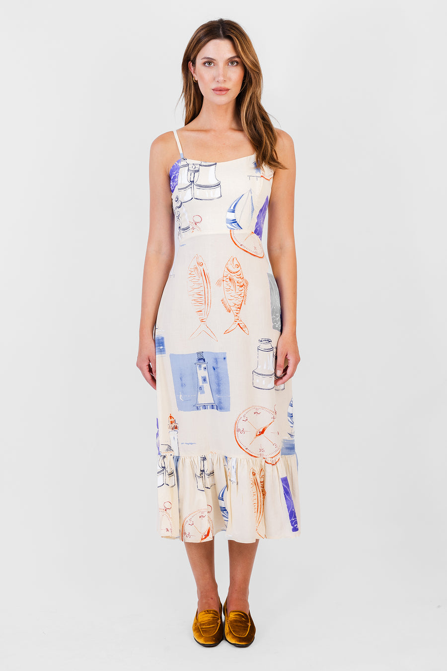 Meredith Dress Coastal Print *Limited*Edition*
