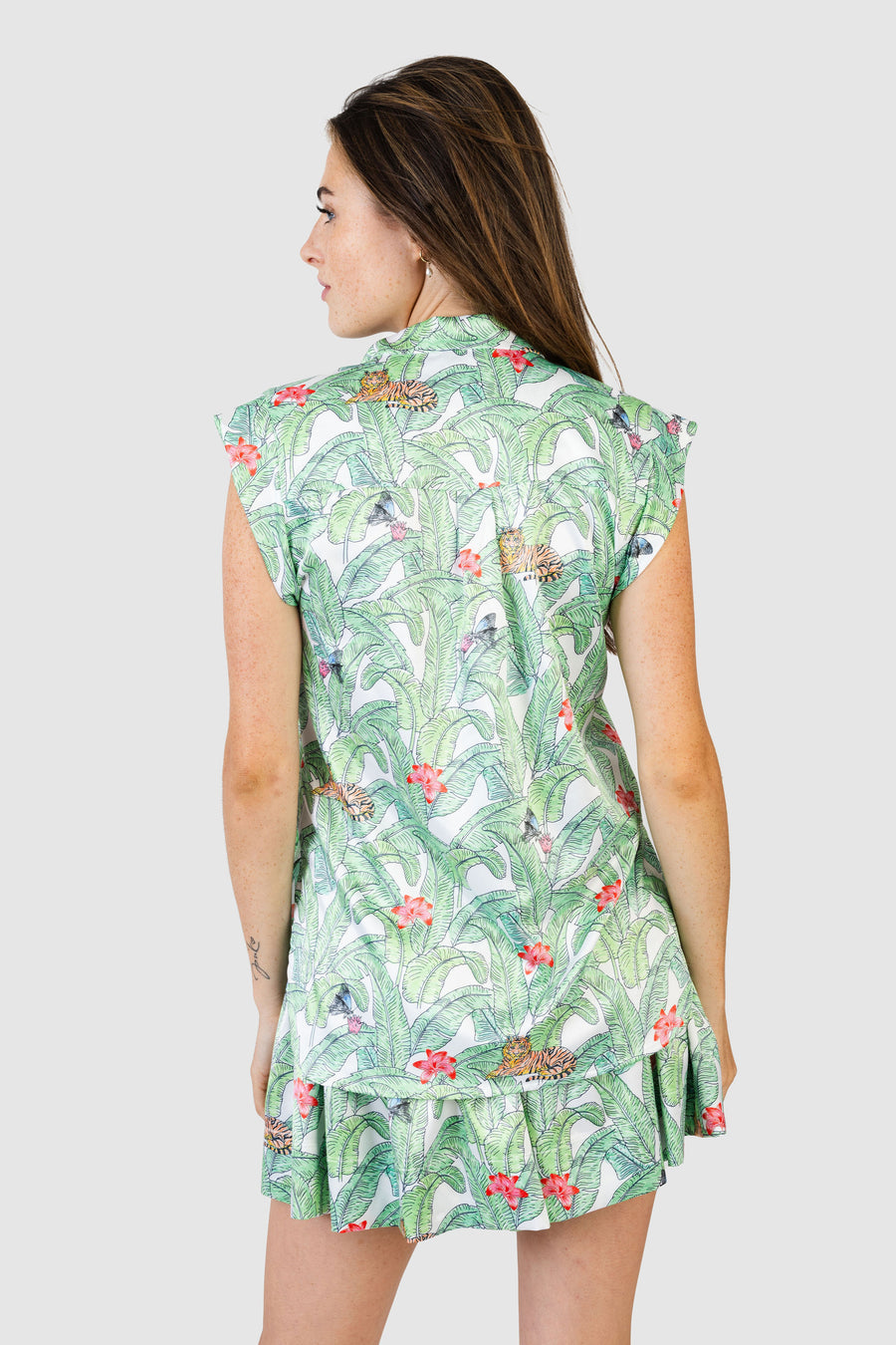 Aspen Top Paradise Green Print