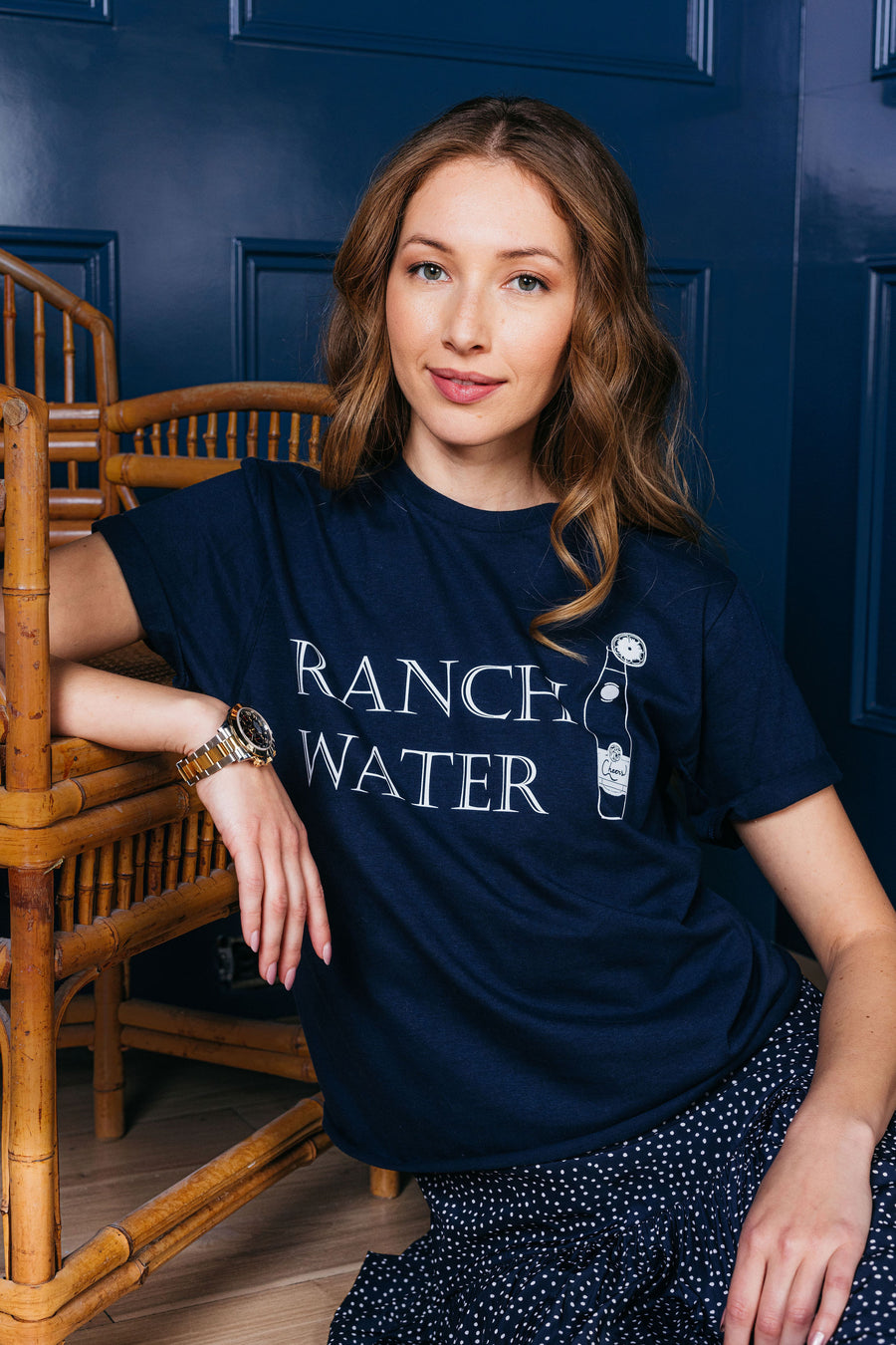 JORDAN T-SHIRT RANCH WATER NAVY