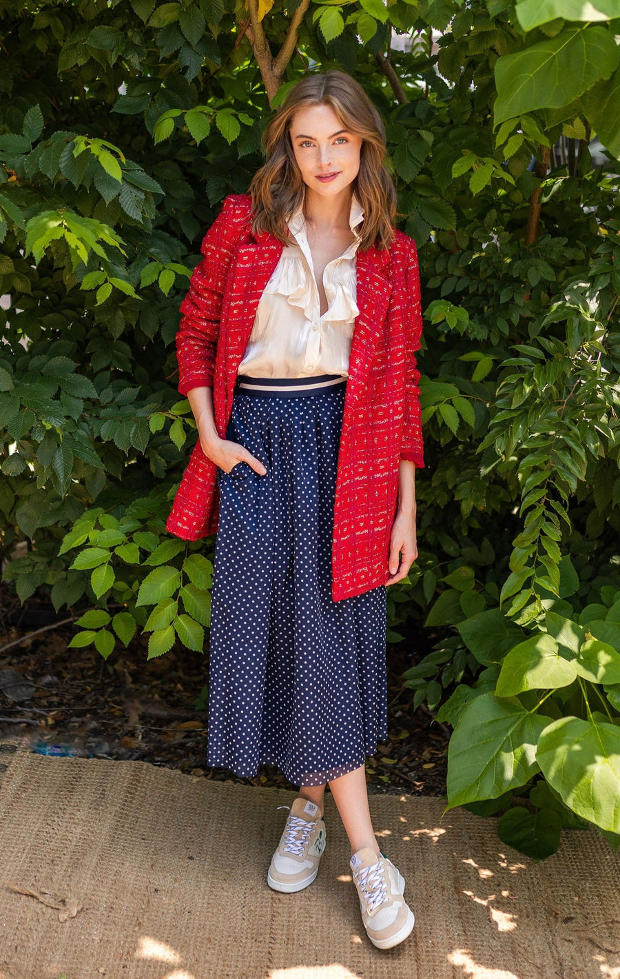 Annie Jacket Cherry Tweed