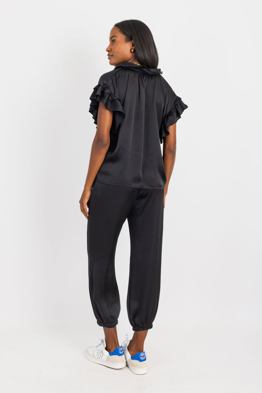Hunter Pants Black Polysatin