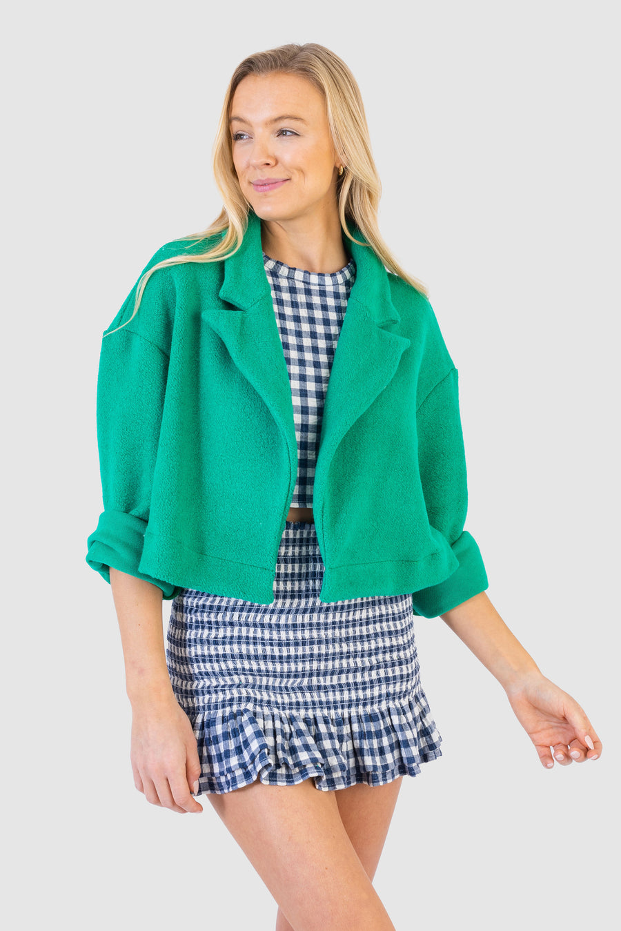 Celese Jacket Green Fleece