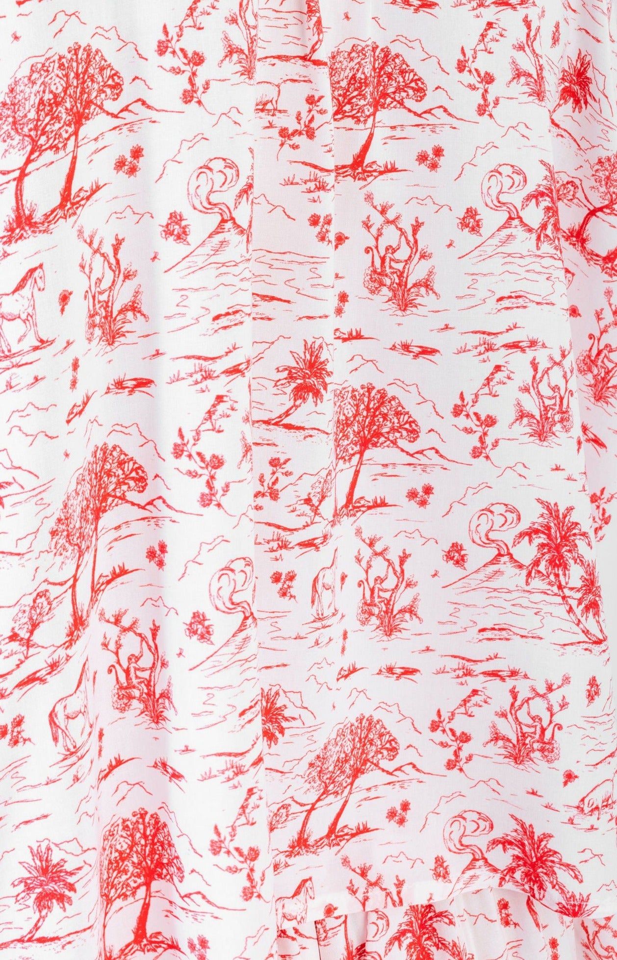 Erica skirt red toile shop koch