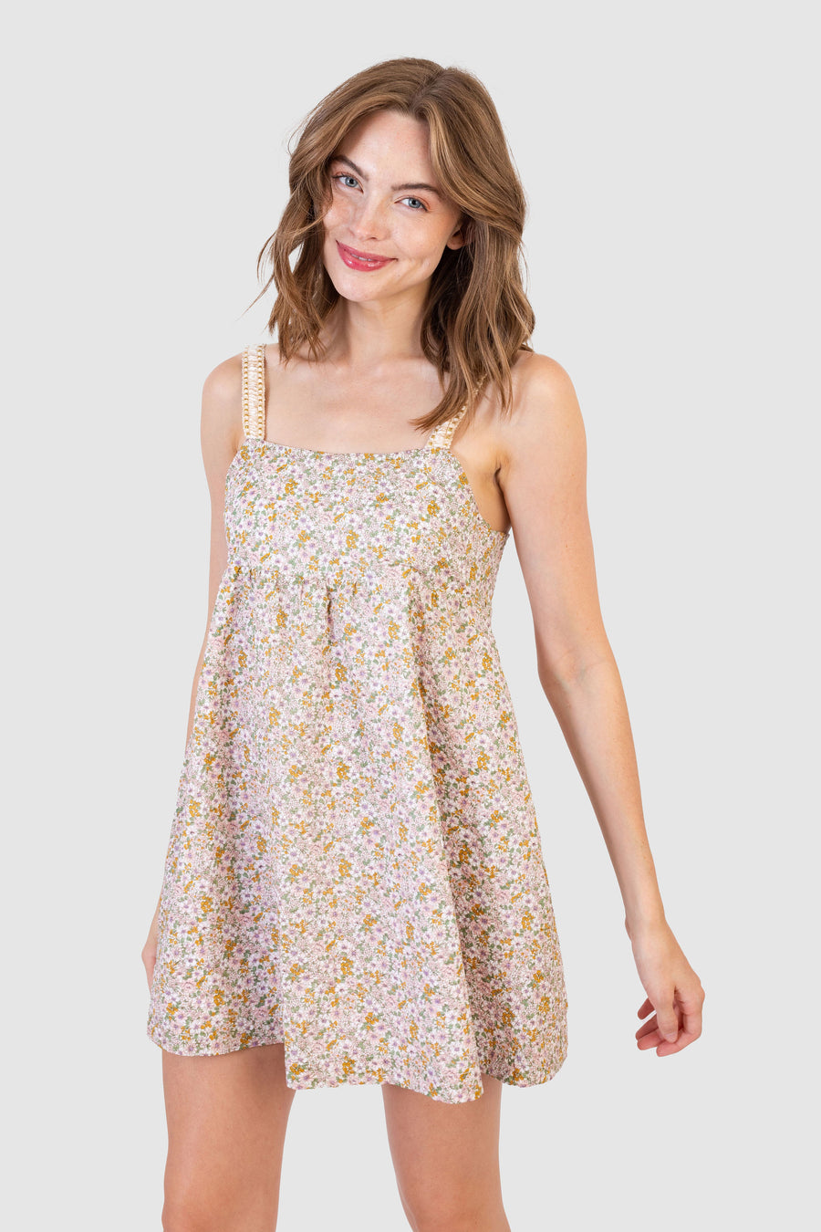 Alexis Dress Champagne Flower *Limited*Edition* – Shop KOCH