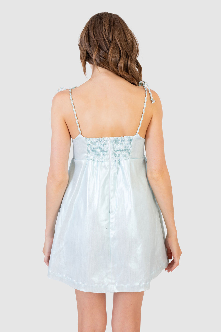 alexis light blue dress Alexis Sky Blue Lace Ruched Midi Dress Get That Trend