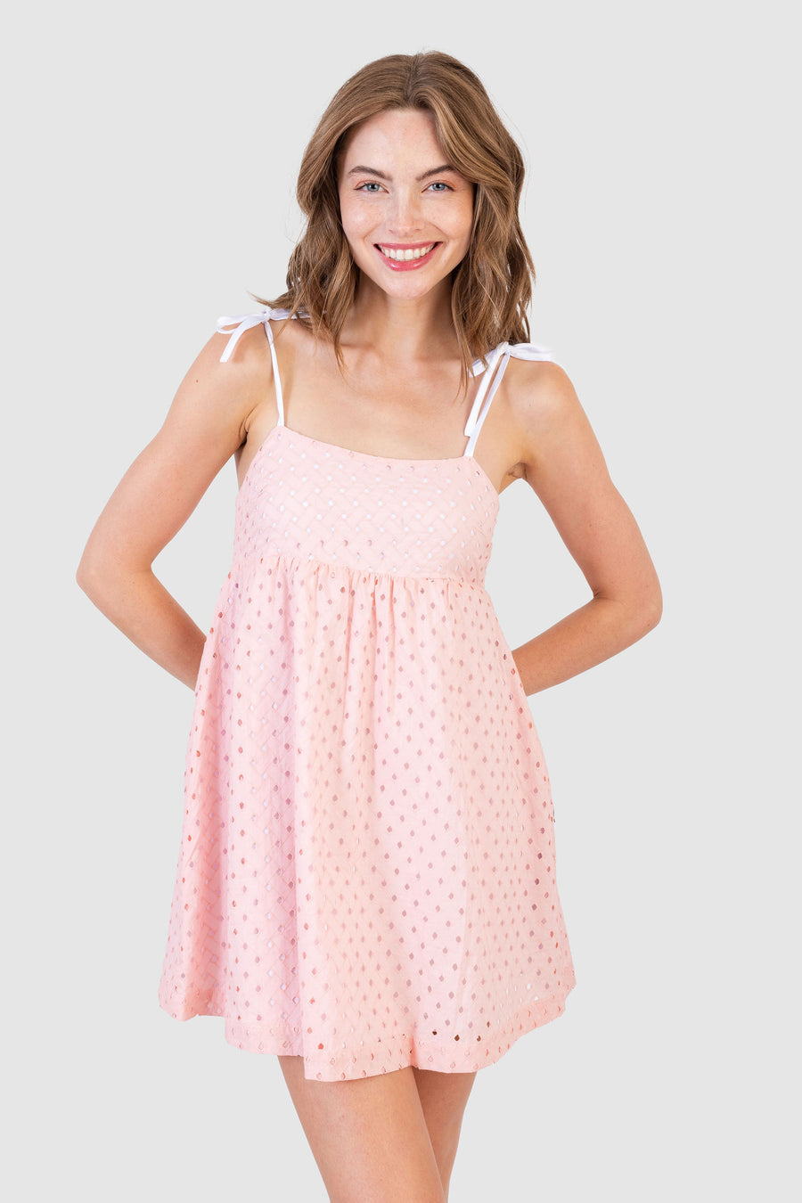 Alexis Dress Pink Eyelet *Limited*Edition*
