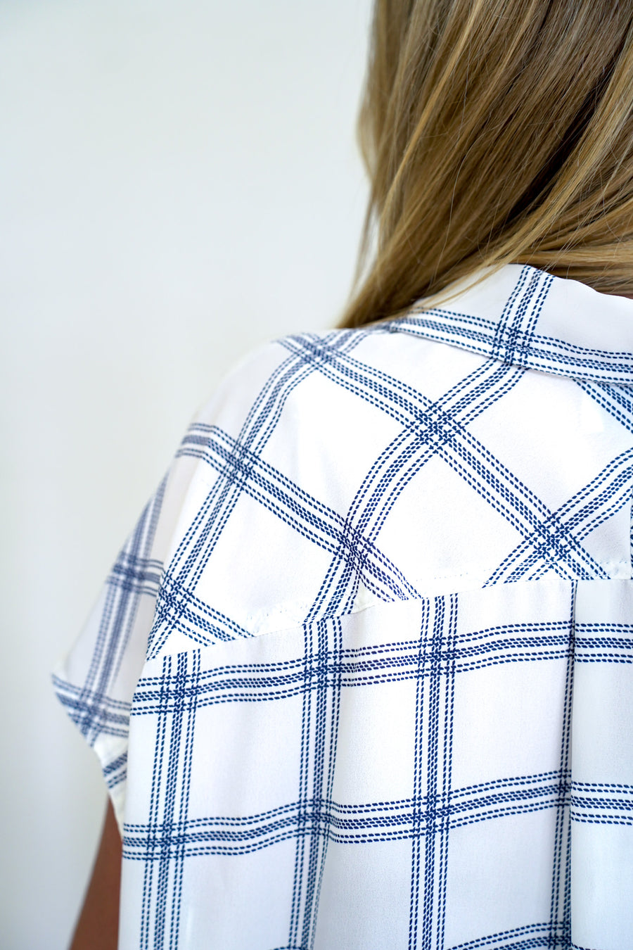 Spencer Top Marine Plaid '25