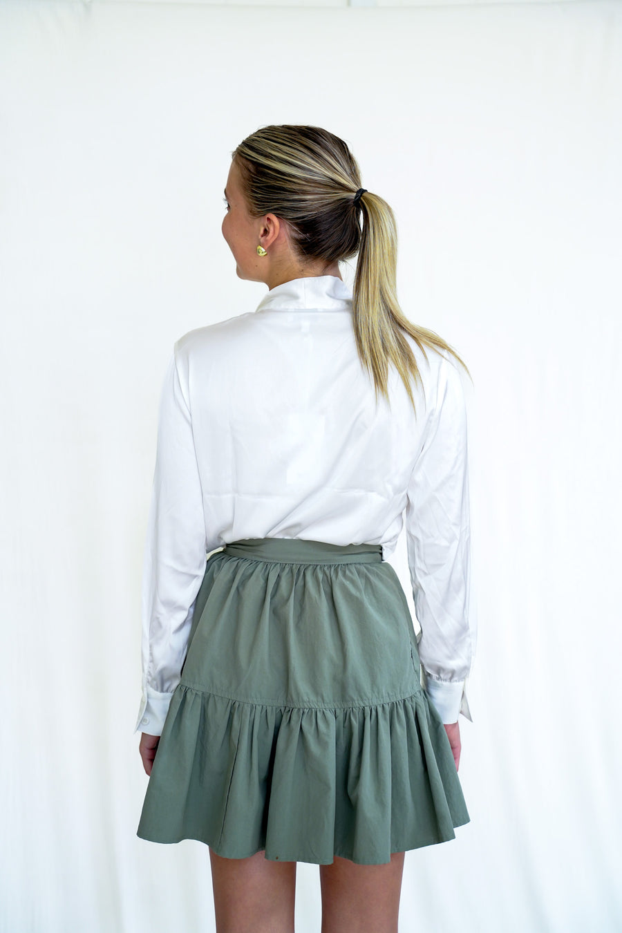 Georgie Skirt Army Green '25