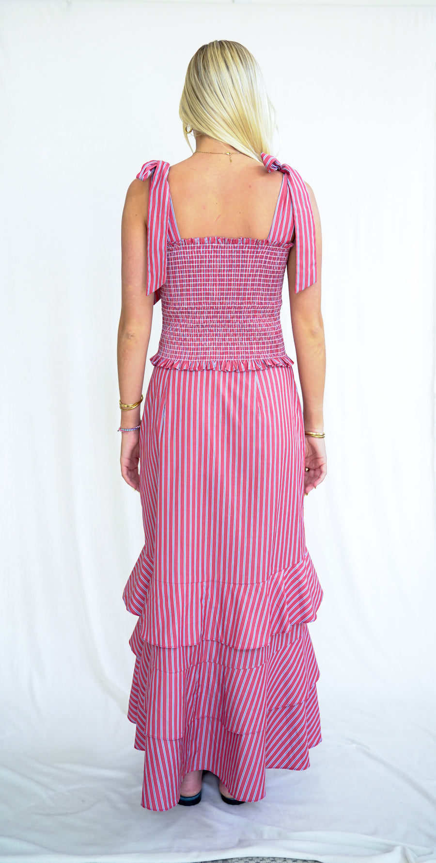 Greta Skirt London Red Stripe '25
