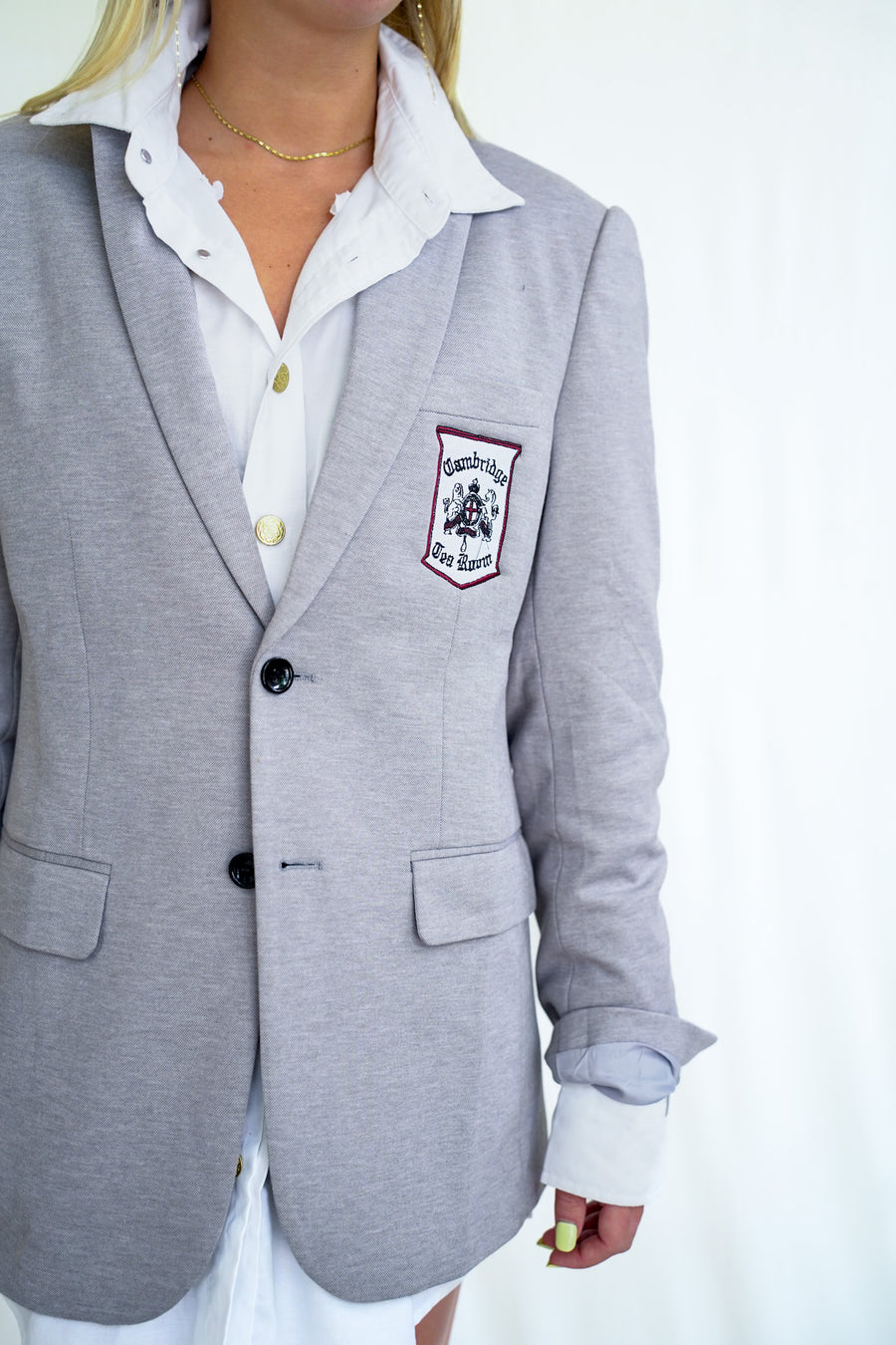Archie Blazer Grey Tea Room '25