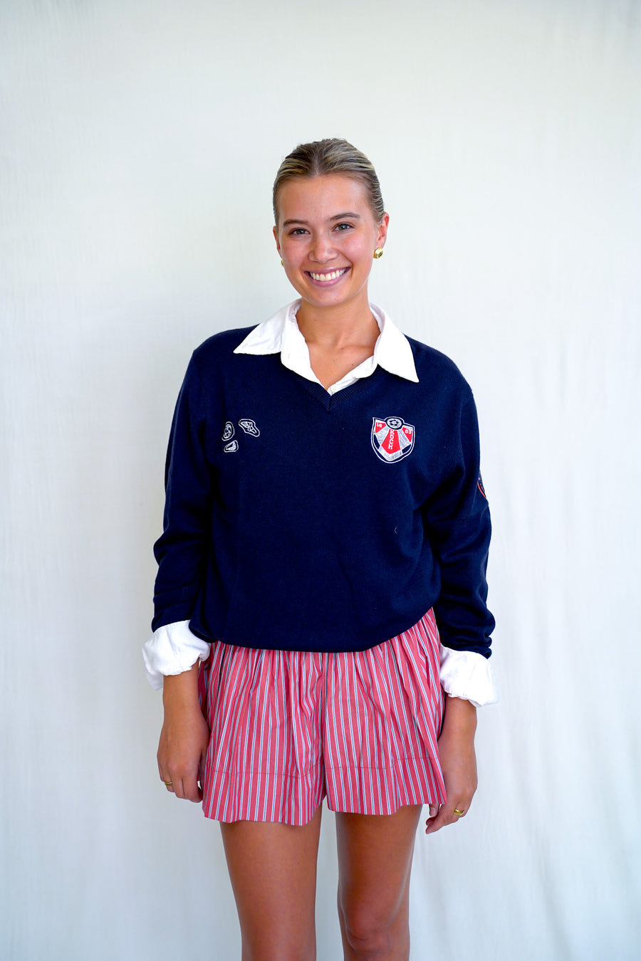 Victoria Sweater Navy Soccer '25