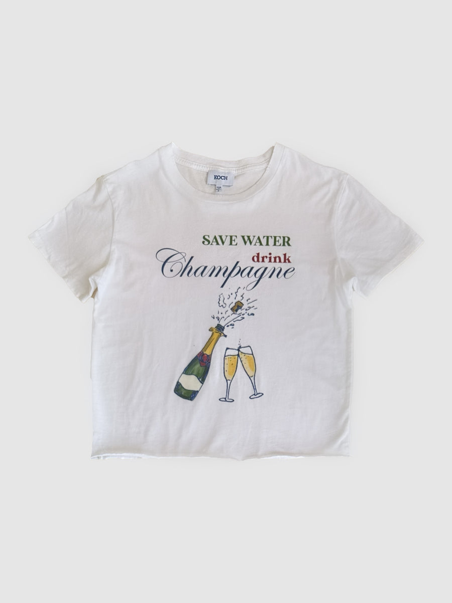 Drew Tee Save Water, Drink Champagne *Limited*Edition*