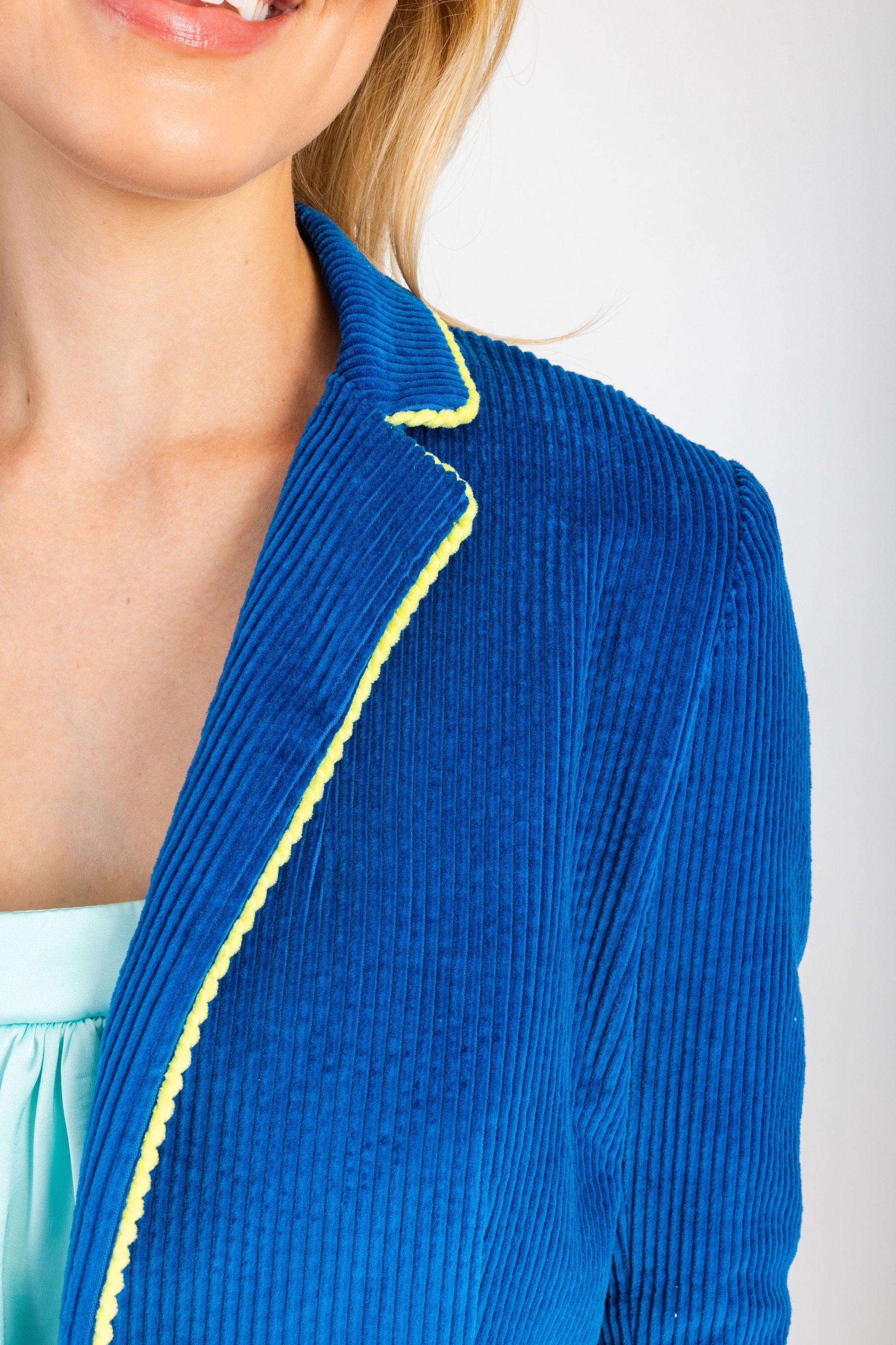 Scott Jacket KOCH Blue Corduroy  Shop KOCH
