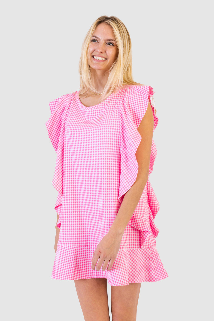 Noah Dress Hot Pink Gingham *Limited*Edition* Shop KOCH Noah Dress Hot Pink Gingham *Limited*Edition* Shop KOCH