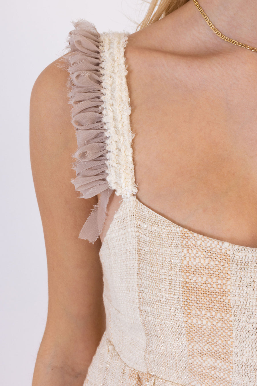 Alexis Dress Sea Salt Shimmer – Shop KOCH - Main Image