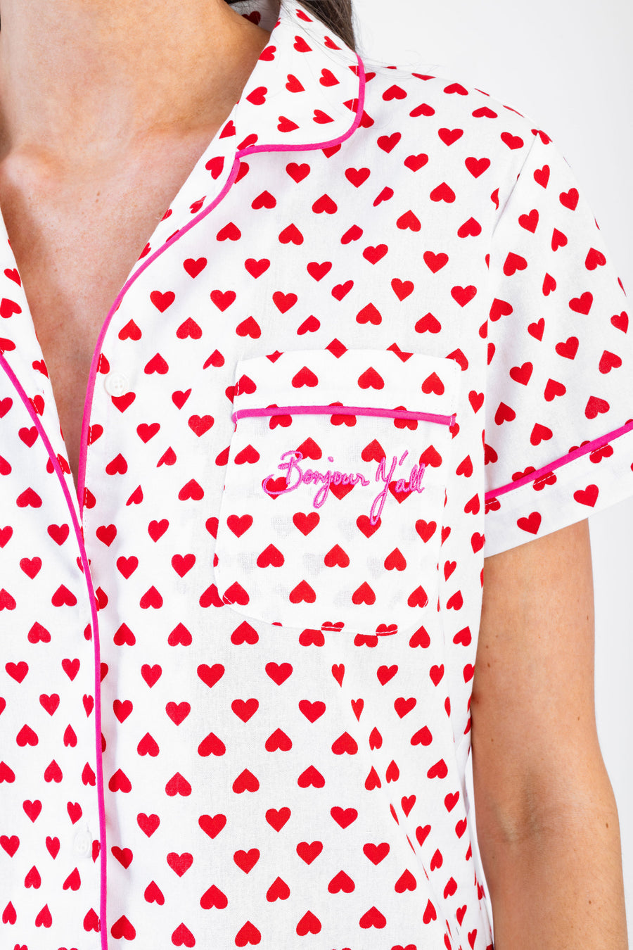 Pajama Set Red Hearts *Limited*Edition*