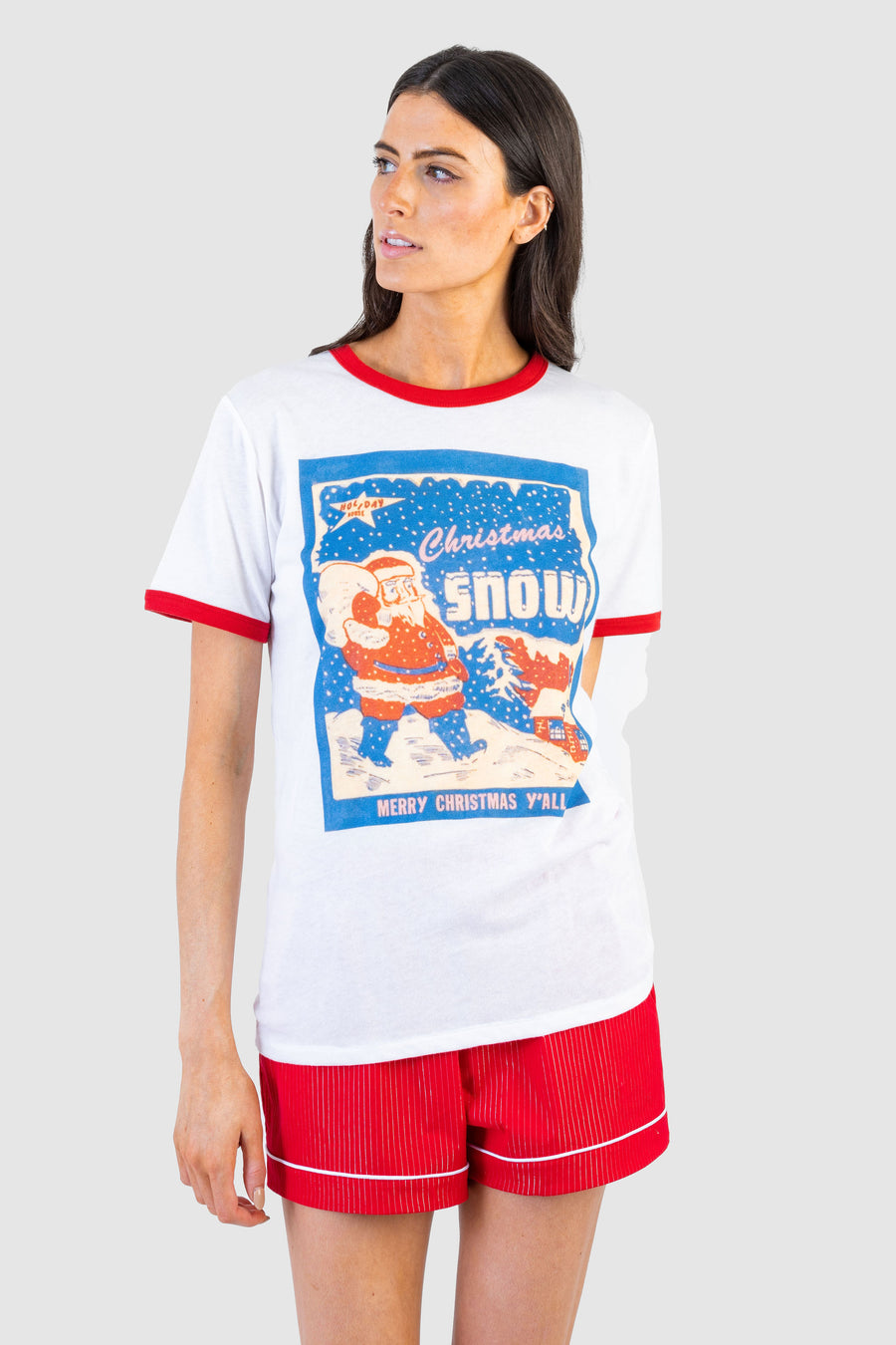 Ringer Tee Christmas Snow *Limited*Edition*