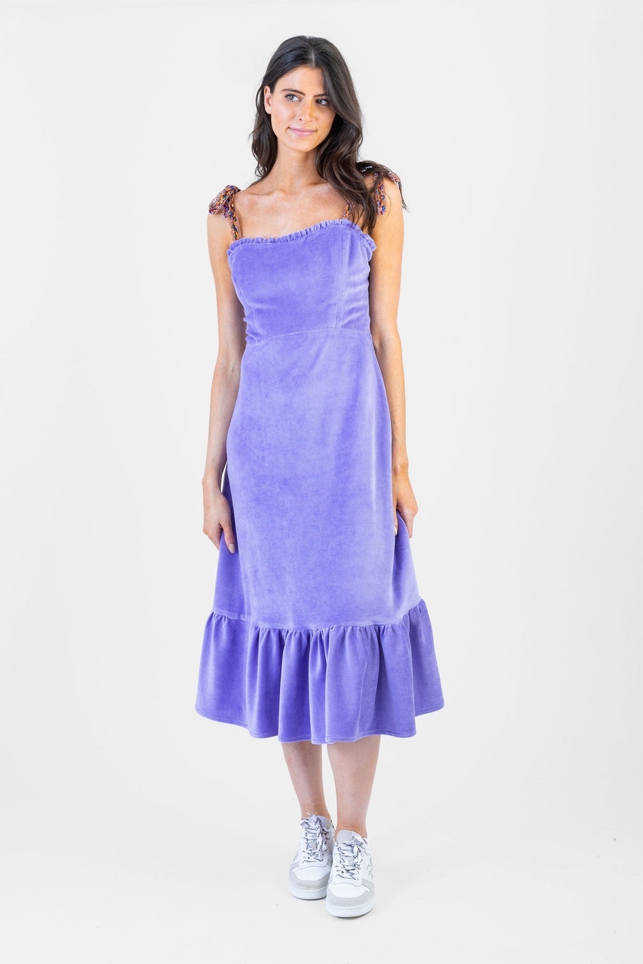 Meredith Dress Grape Velour *Limited*Edition*