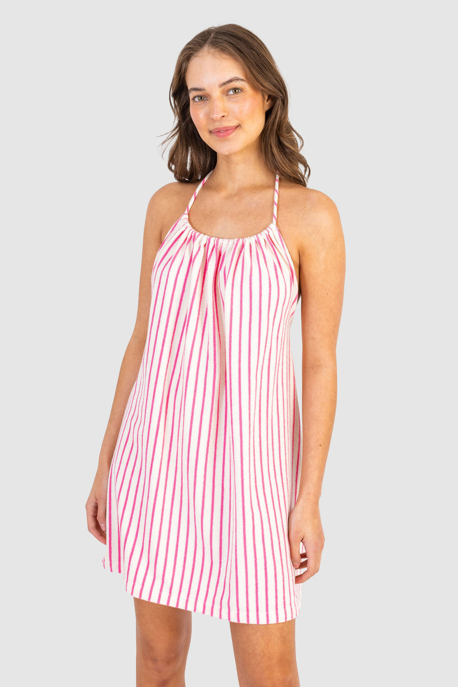 Fanning Dress Flamingo Stripe *Limited*Edition*