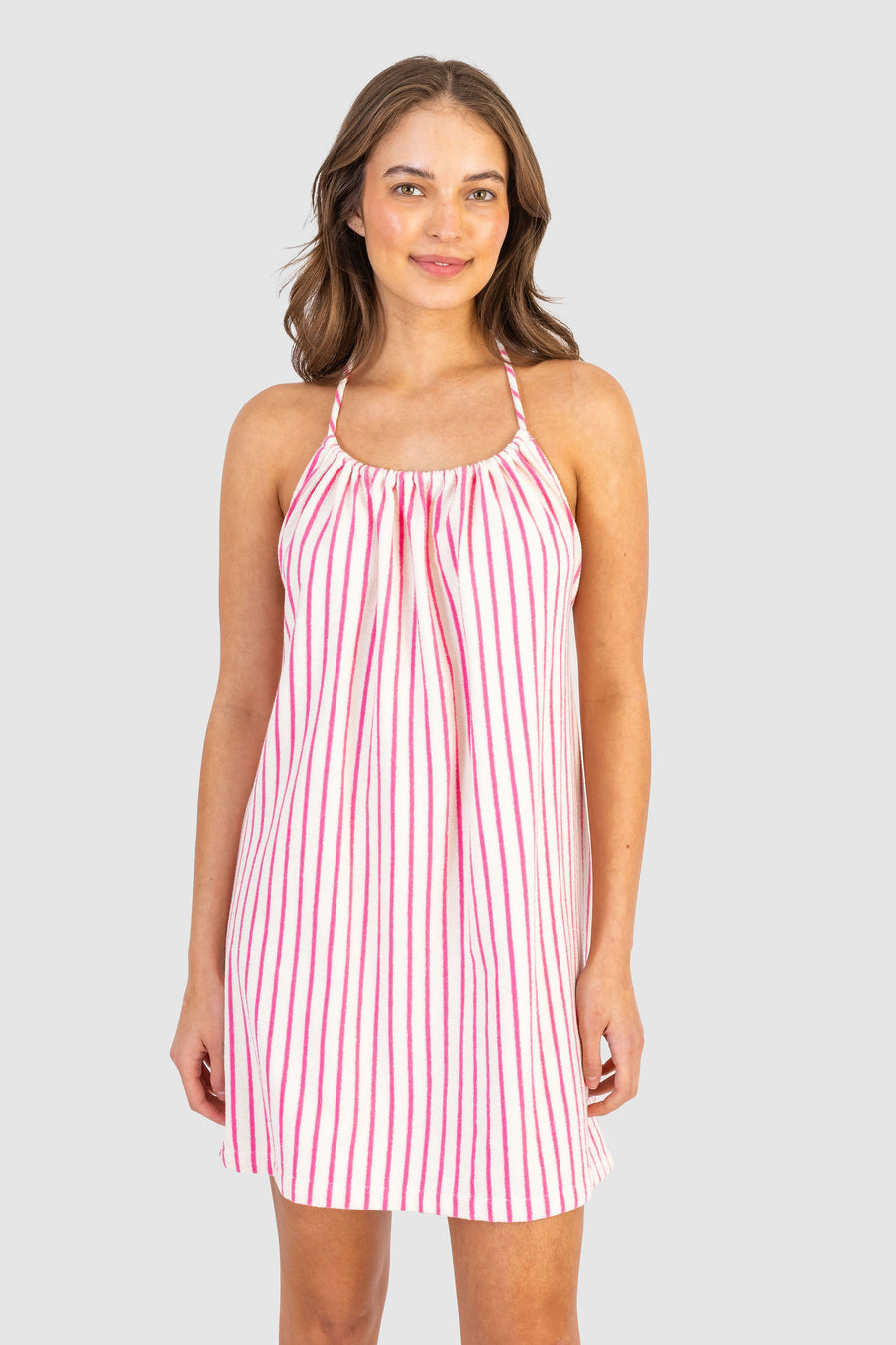 Fanning Dress Flamingo Stripe *Limited*Edition*