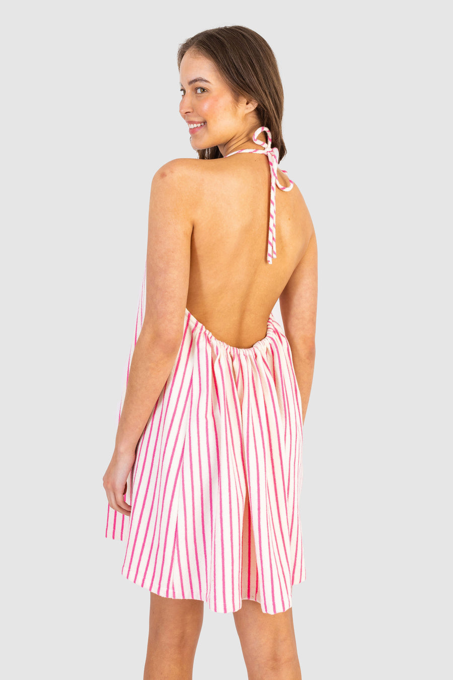 Fanning Dress Flamingo Stripe *Limited*Edition*