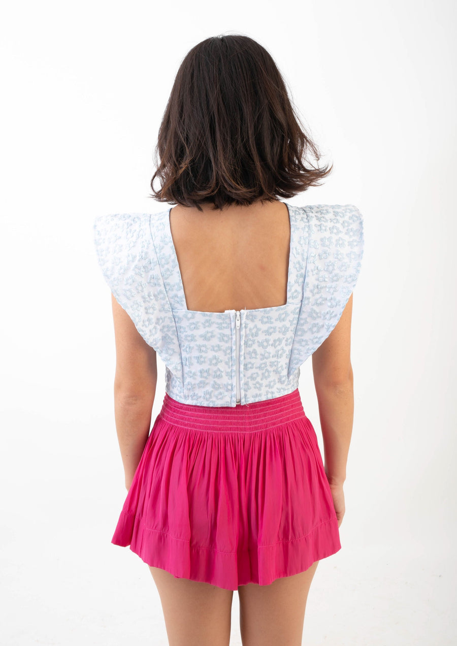Cecilia Top Disco Flower