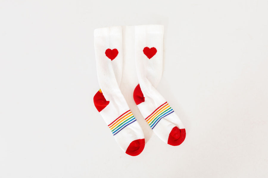 White Rainbow Socks *Limited*Edition*