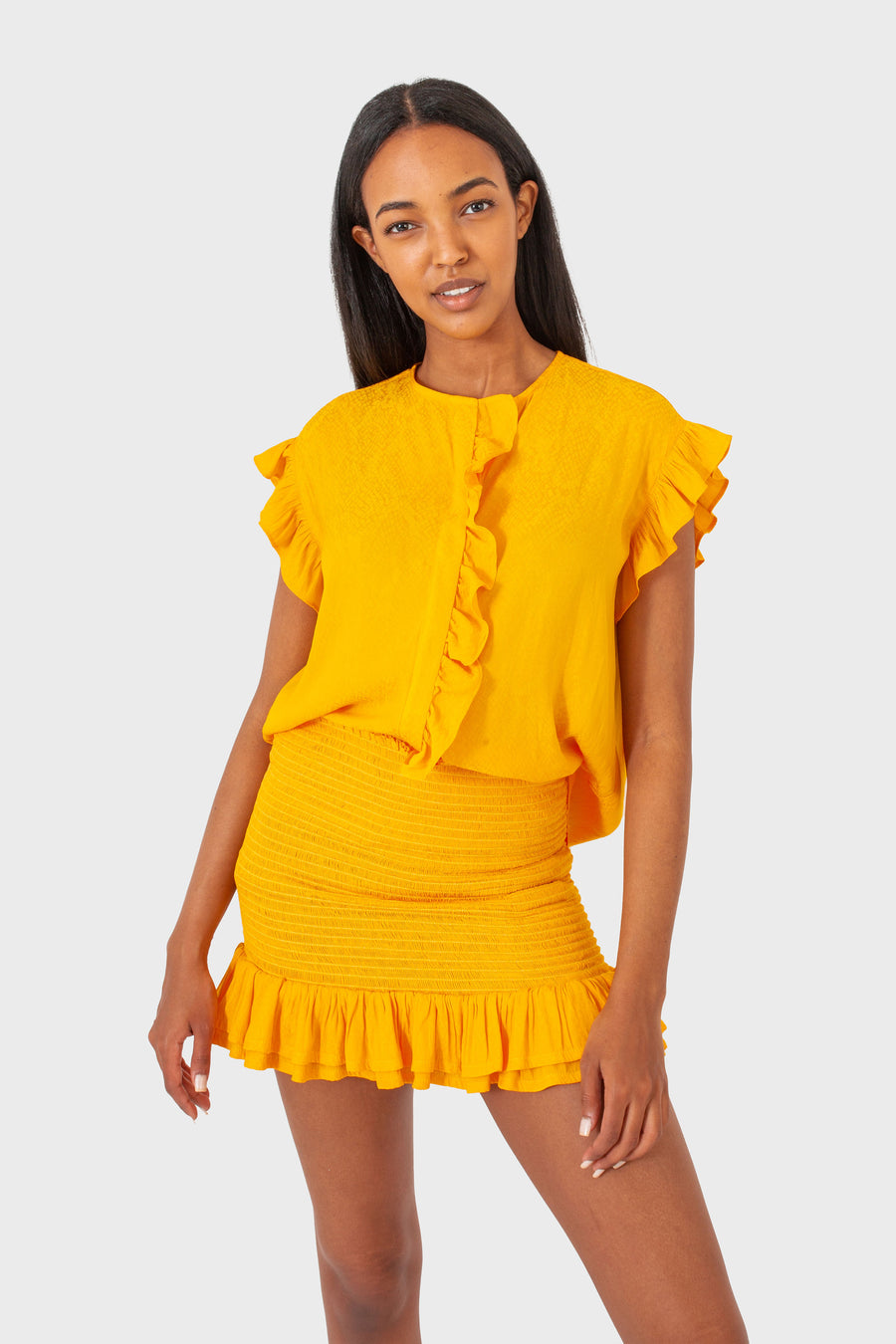 NICOLE SKIRT YELLOW PYTHON *LIMITED*EDITION*