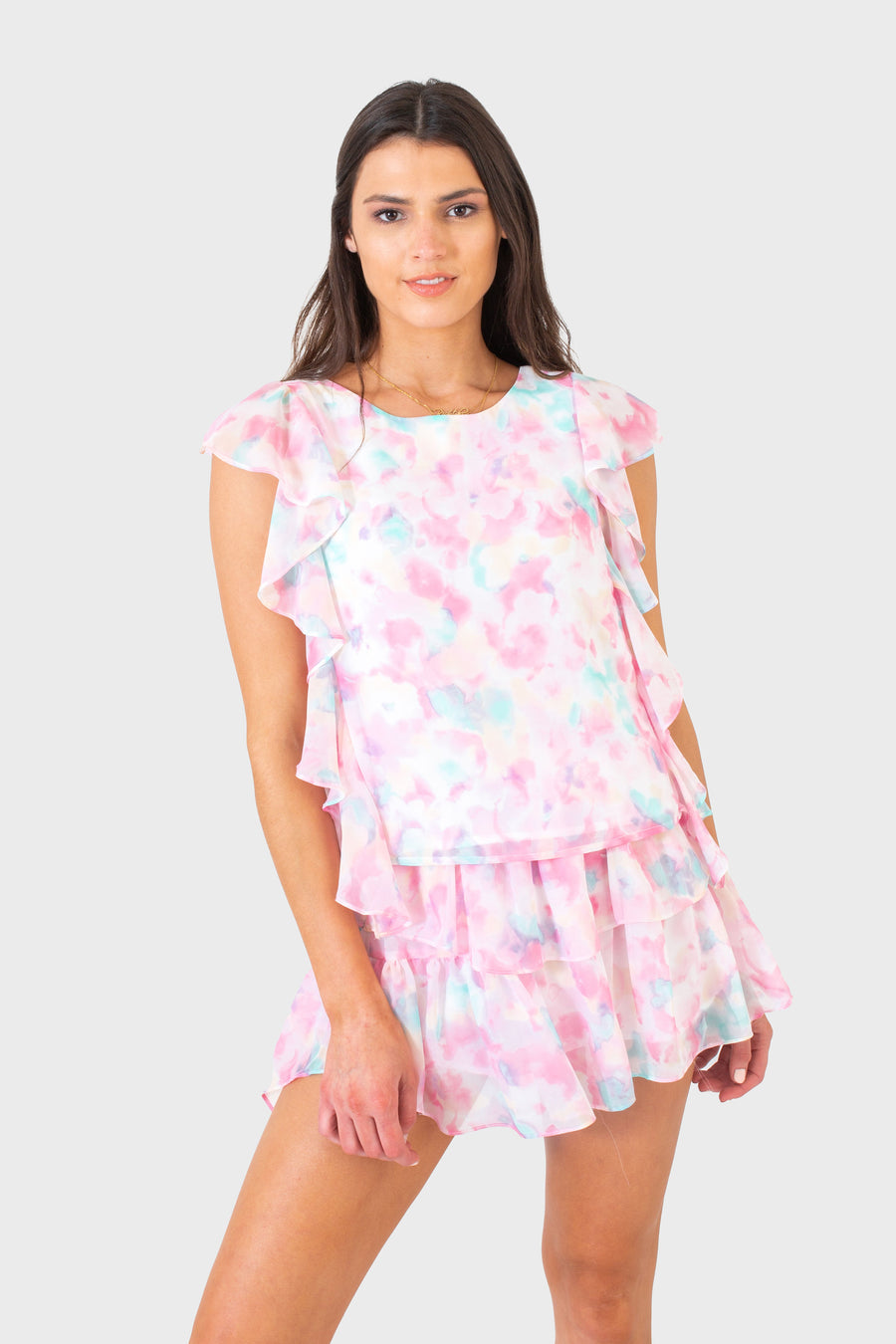 CARA TOP COTTON CANDY TIE DYE